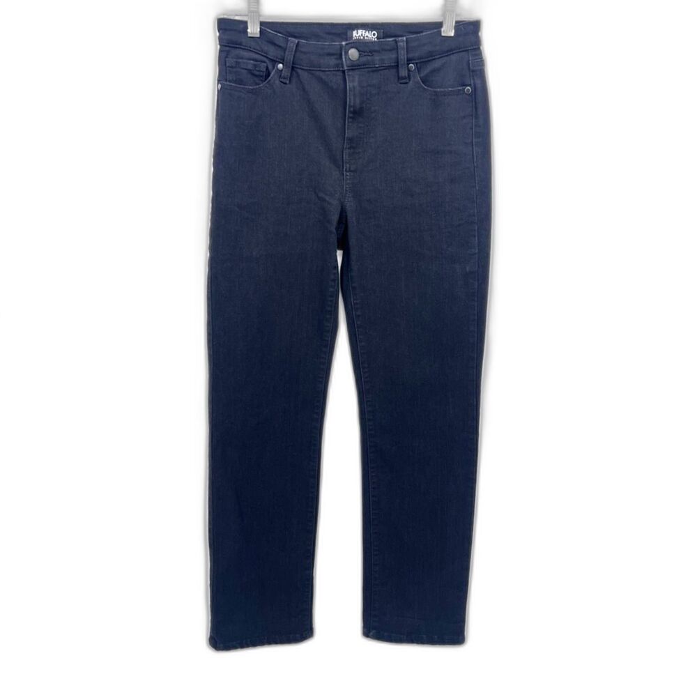Buffalo David Bitton Black High Rise Straight Leg‎ Denim Jeans Alyssa Size 4/27